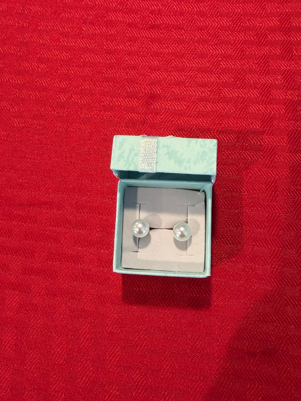 Classic White Pearl Stud Earrings - Timeless Women's Jewelry